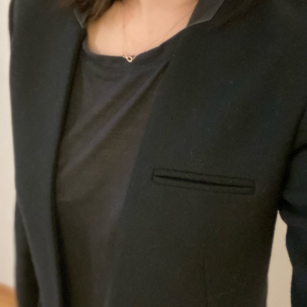 French Zadig & Voltaire Deluxe Collection Black Tux J… Gem